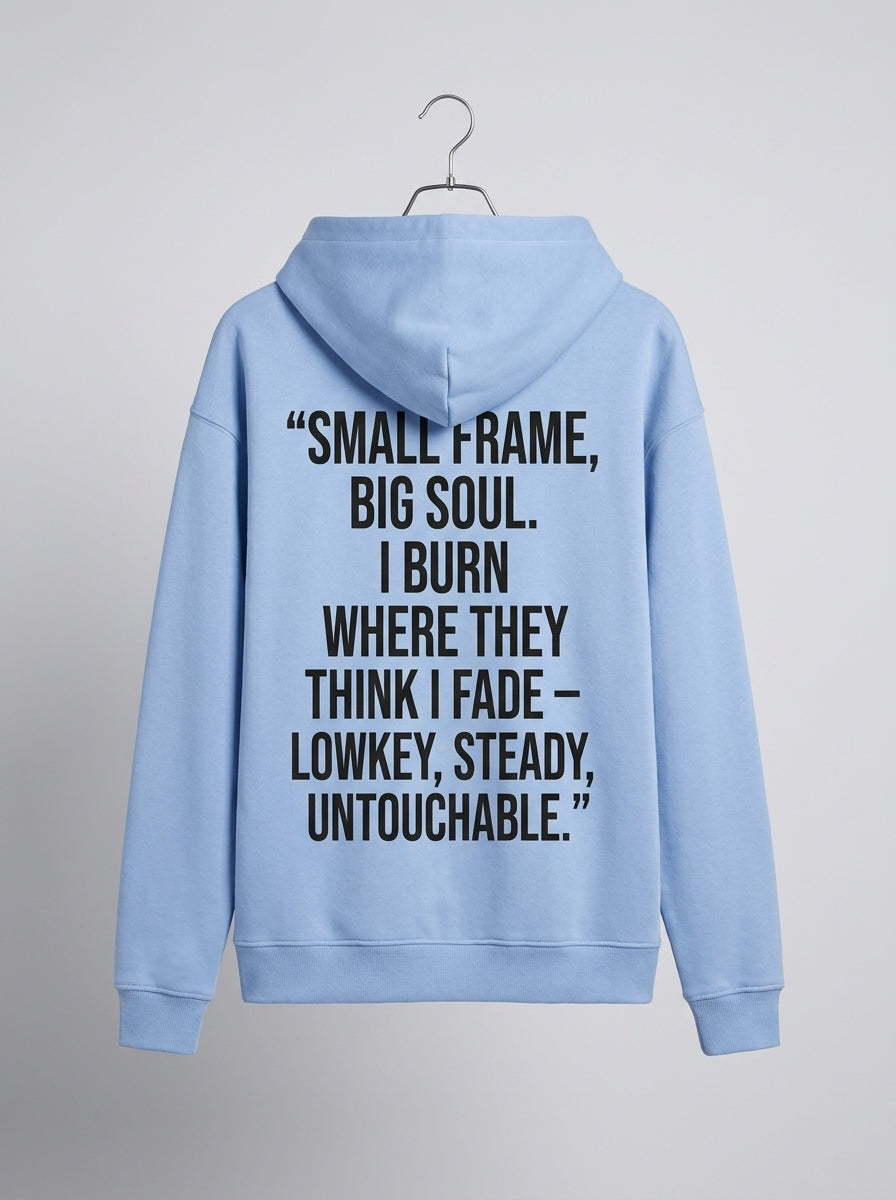 ORVIX Small Frame Graphic Hoodie – Sky Blue